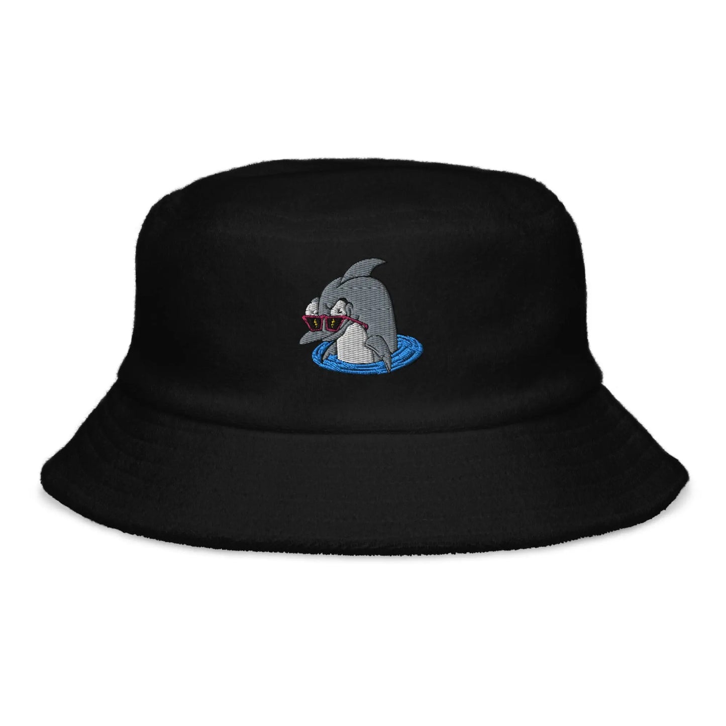 unstructured-terry-cloth-bucket-hat-black