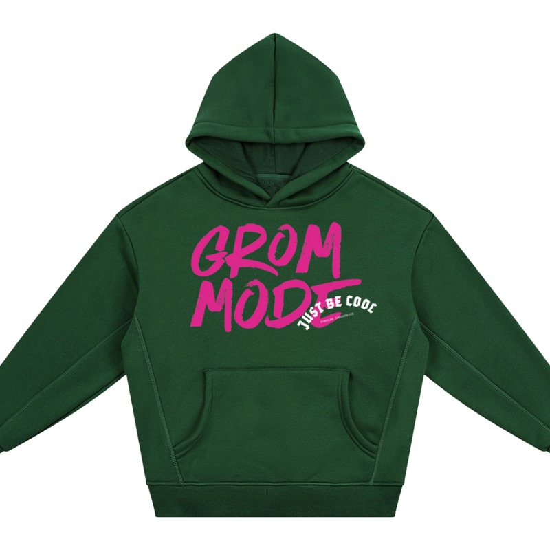 Grom Mode Chug Kids Fleece Hoodie — kids surf skate cozy hoodie | Tubular