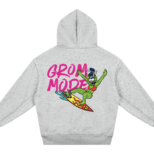 Grom Mode Sue-Nami Kids Fleece Hoodie — kids surf skate cozy hoodie | Tubular