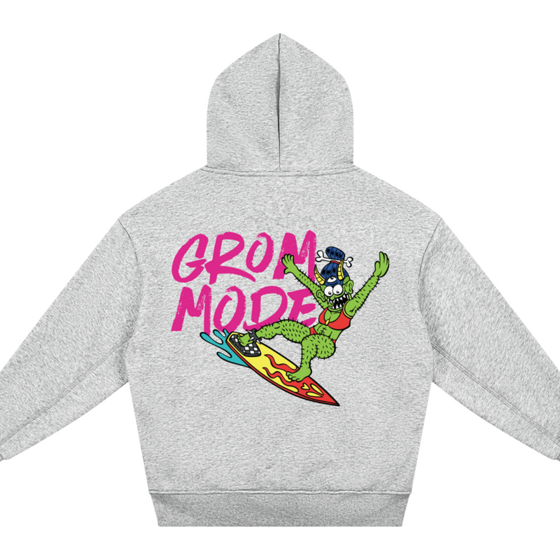 Grom Mode Sue-Nami Kids Fleece Hoodie — kids surf skate cozy hoodie | Tubular