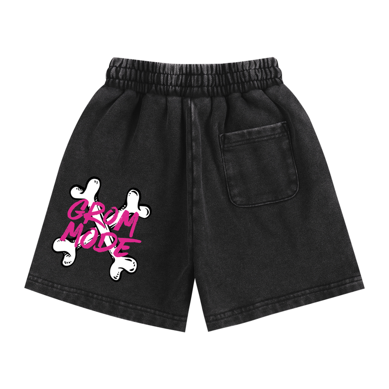 Grom Life Snow Washed Kids Shorts — kids surf beach shorts | Tubular