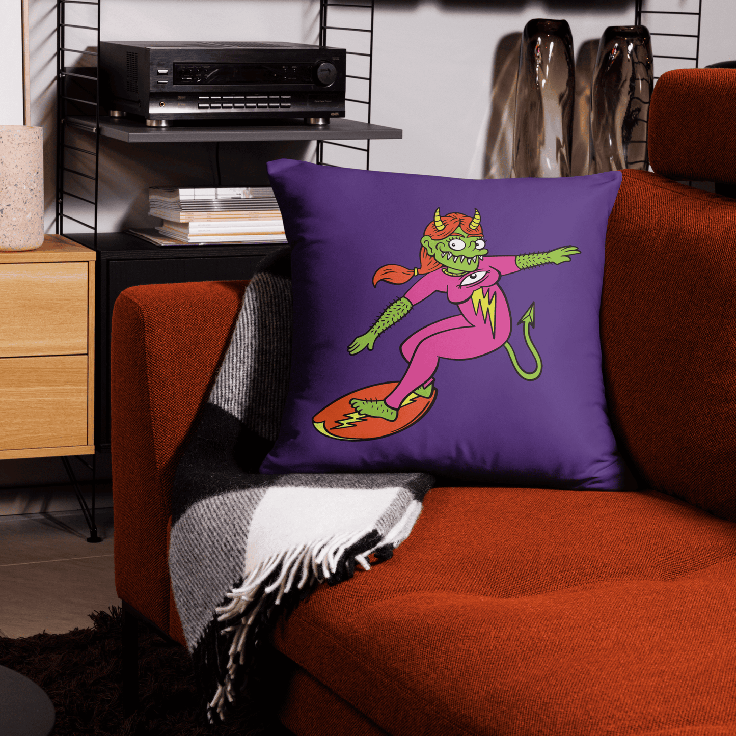 ZAPPER - Cozy Throw Pillow