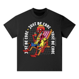 Cool Skeleton Kids Cotton T-Shirt — kids surf skate graphic tee | Tubular