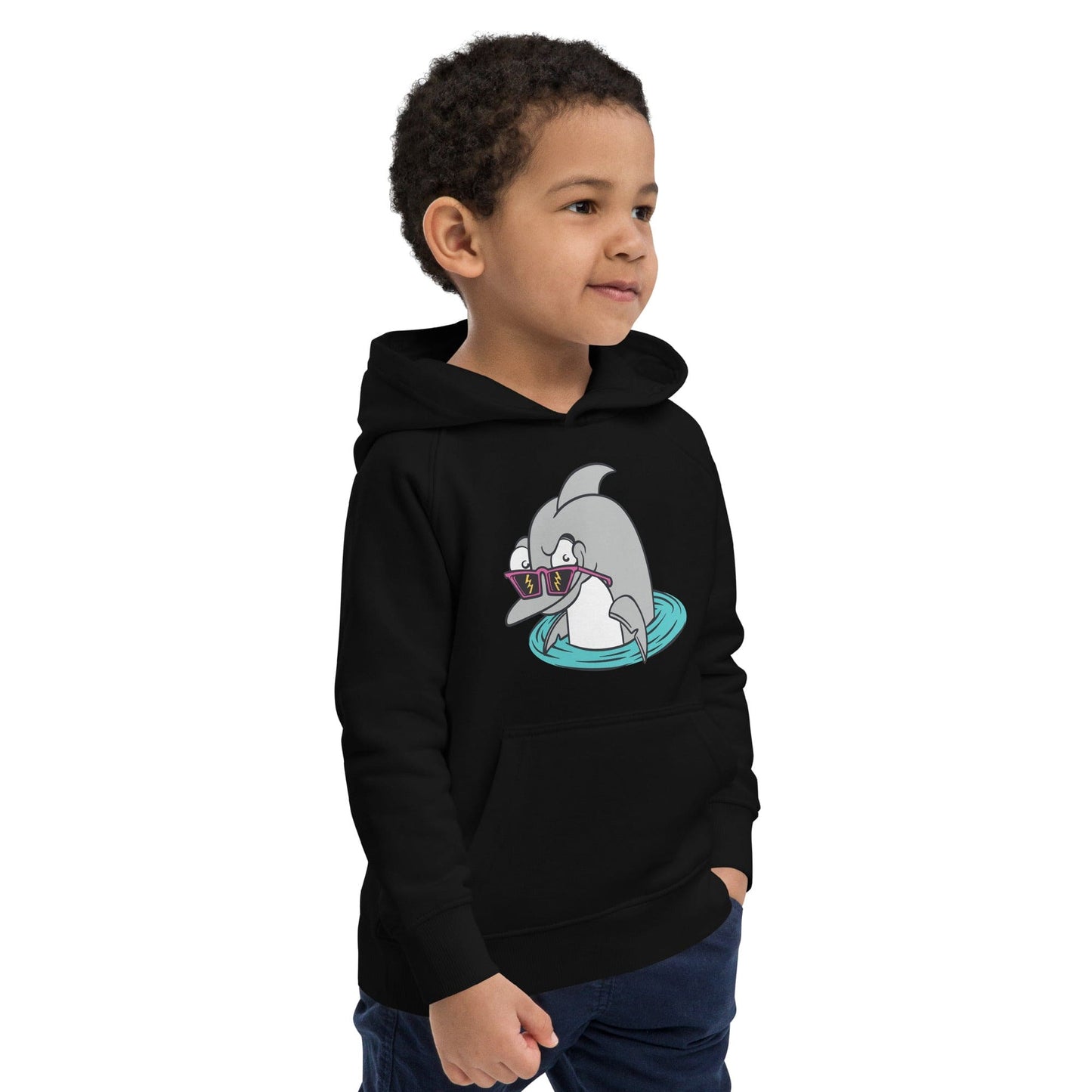 COOL DOLPHIN - Kids Eco hoodie