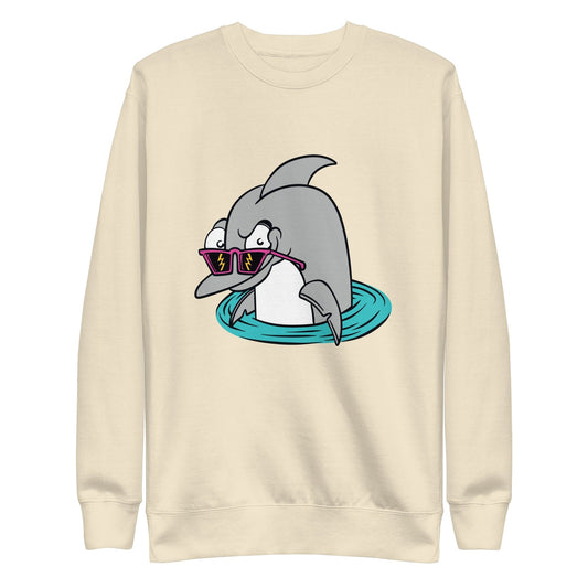 COOL DOLPHIN - Oversized Premium Sweatshirt