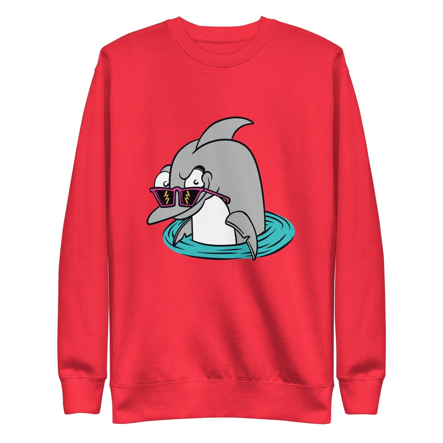 COOL DOLPHIN - Oversized Premium Sweatshirt